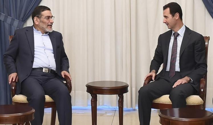 لقاء الأسد بشمخاني