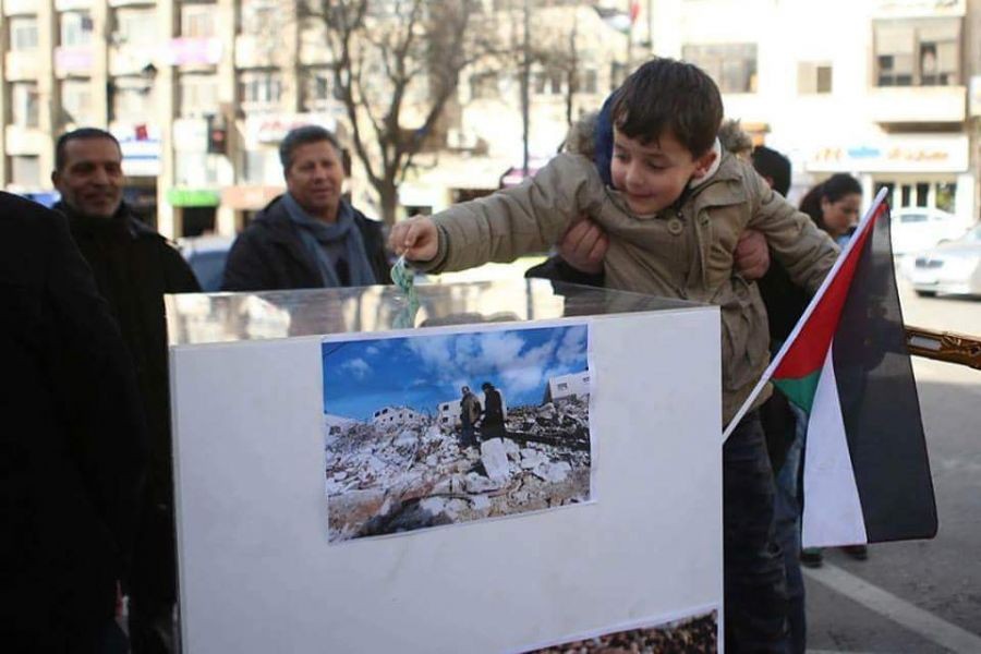 حصاد الحملة الشعبية لمساندة أسرة الشهيد مهند الحلبي الحملة الشعبية