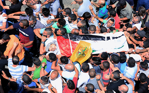 الآلاف يشيعون جثمان الشهيد ليث الخالدي تشييع الشهيد