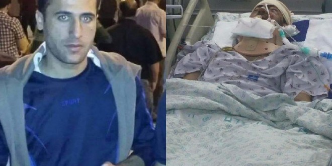 الأسير الشلالدة في العناية المكثفة تحت أجهزة التنفس الإصطناعي الاسير الشلالدة