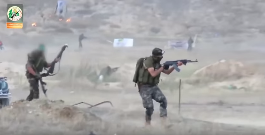 فيديو: القسام يجري تدريبات تحاكي اقتحام مواقع إسرائيلية