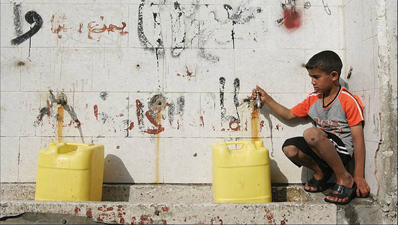 120 ألف مواطن في غزة لا تصلهم المياه