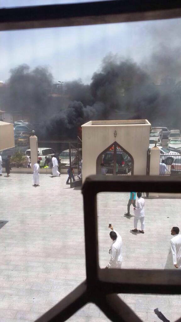 محاولة تفجير مسجد شرق السعودية