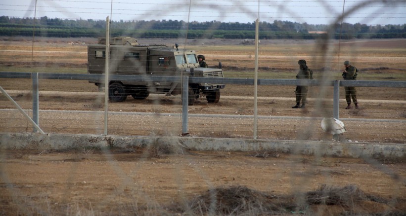 قوات الاحتلال على المنطقة الحدودية مع غزة