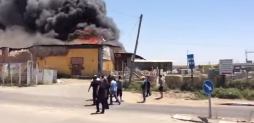 اندلاع حريق بمصنع طلاء في الداخل المحتل
