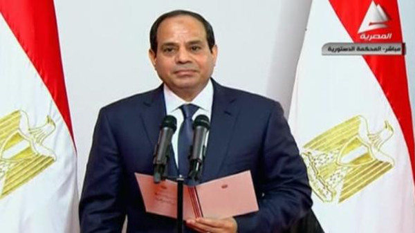 السيسي رسميًا رئيسًا لمصر بعد آدائه اليمين عبدالفتاح السيسي