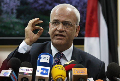 عريقات: لن ننتظر ما بعد تشرين الثاني للاعتراف بدولتنا صائب عريقات
