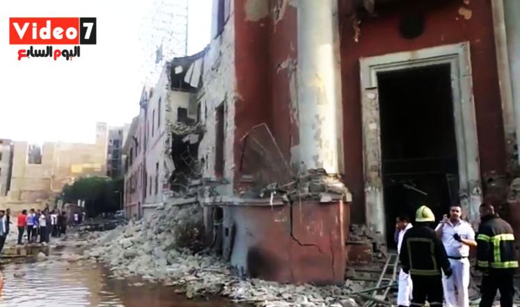 انفجار في القنصلية الايطالية في القاهرة