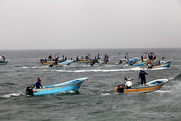 قوارب غزة