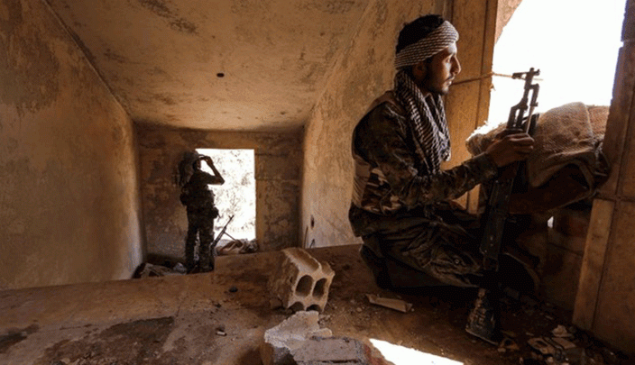 مقاتلين أكراد