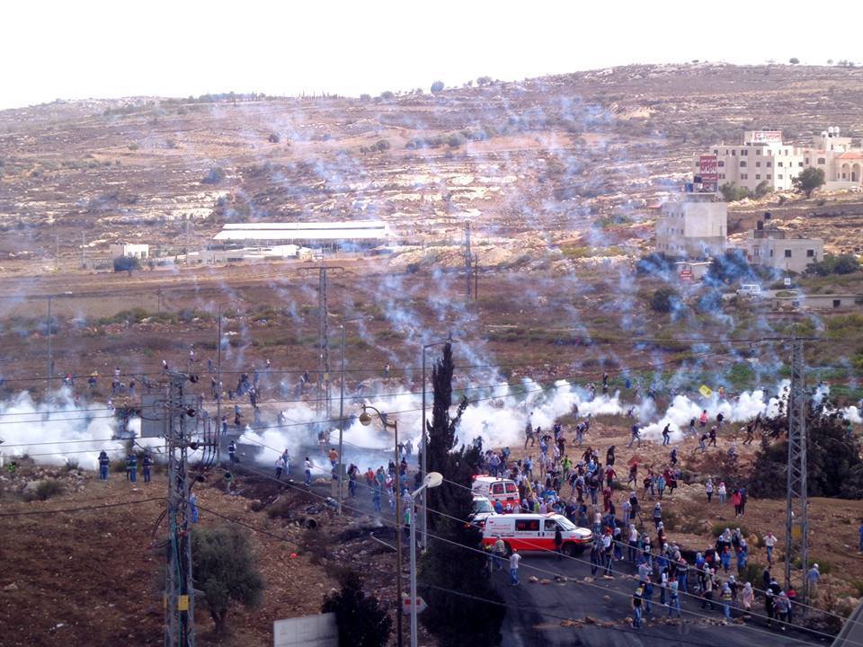 5 إصابات بالرصاص في رام الله مواجهات