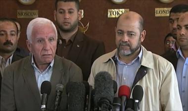 وفد تفاوضي فلسطيني في القاهرة للمشاركة بتثبيت التهدئة وفد تفاوضي