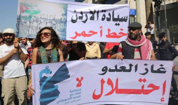 البرلمان الأردني يصوت بالأغلبية على قانون يحظر استيراد الغاز الإسرائيلي