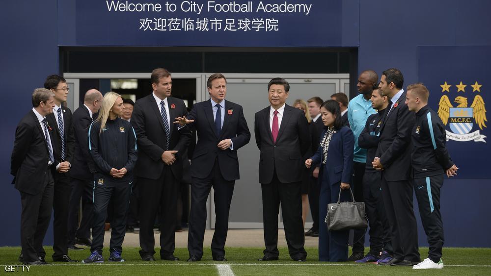 كرة القدم البريطانية تنال إعجاب الرئيس الصيني