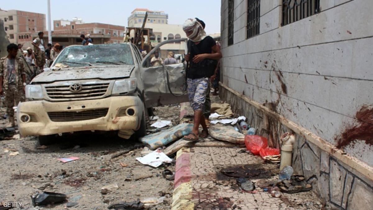 قتلى وجرحى من القوات اليمنية في هجوم انتحاري بأبين تفجيرات اليمن
