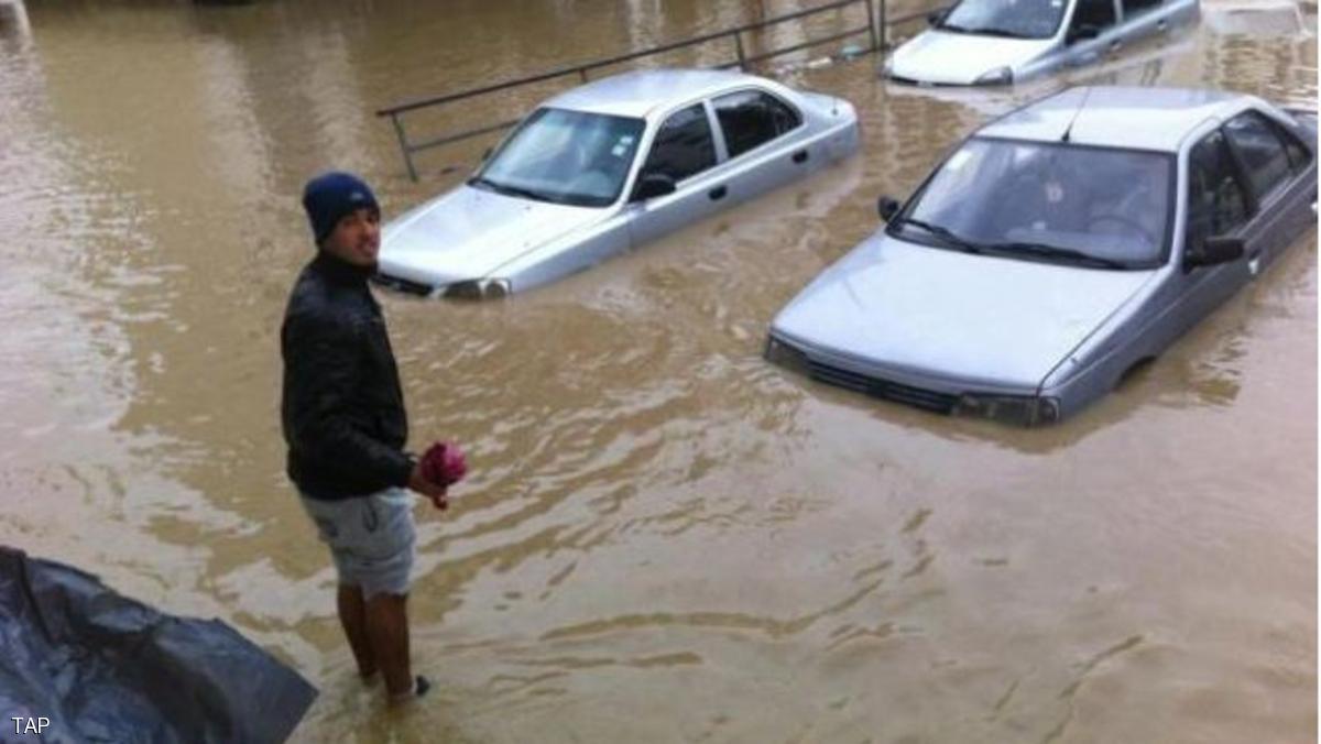 فيضانات في تونس 
