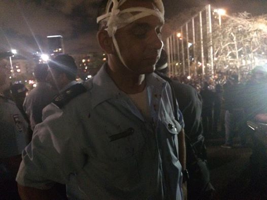 6 إصابات في صفوف الشرطة الإسرائيلية وسط تل أبيب