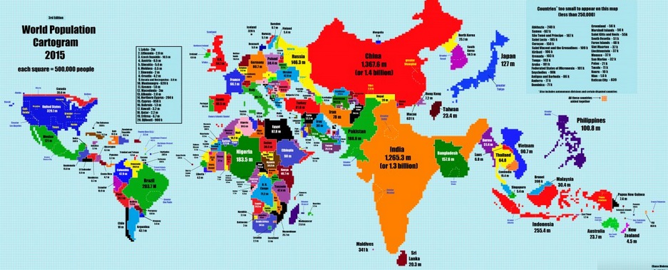 خريطة العالم الجديدة