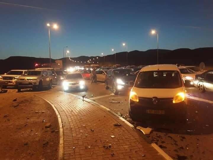 31 اصابة في حادث سير جماعي على طريق تل ابيب