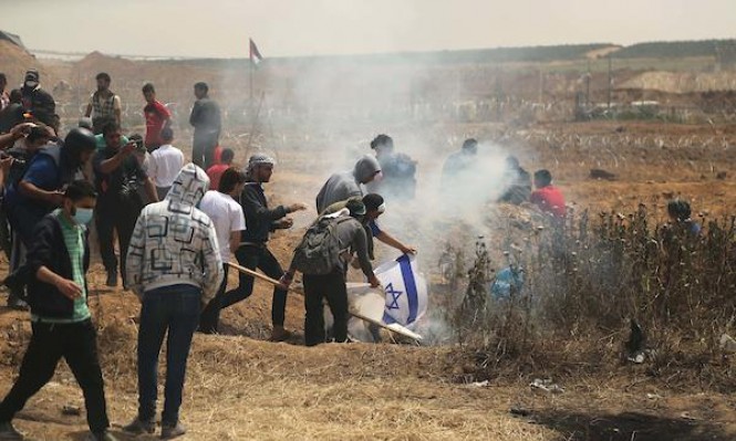 إصابة 5 متظاهرين برصاص الاحتلال شرق قطاع غزة
