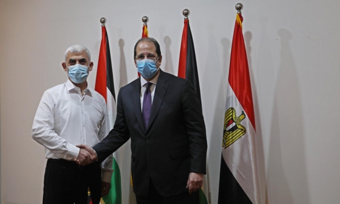 رئيس المخابرات المصرية يبحث بغزة التهدئة وصفقة التبادل