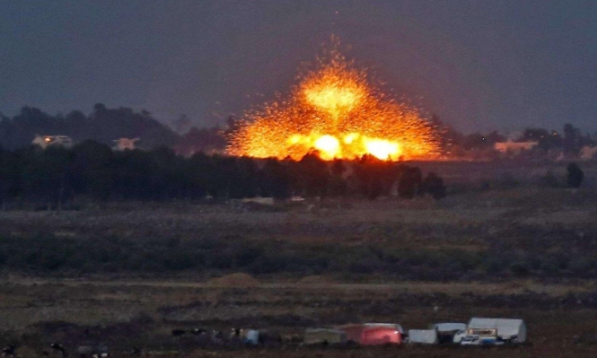 عدوان إسرائيلي بالصواريخ على محيط القنيطرة بسورية