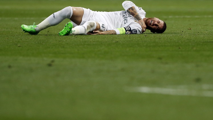  ريال مدريد: راموس أصيب بخلعٍ في الكتف