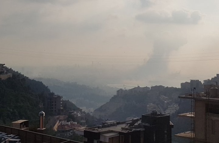انفجار غامض يهز ميناء العاصمة اللبنانية بيروت (شاهد)