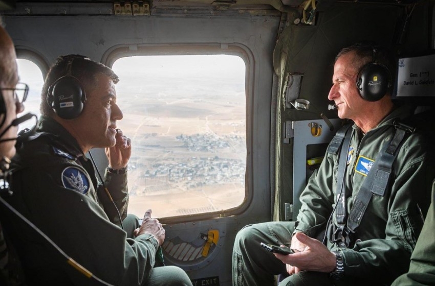 قائدا سلاح الجو الأمريكي والإسرائيلي في طلعة جوية مشتركة