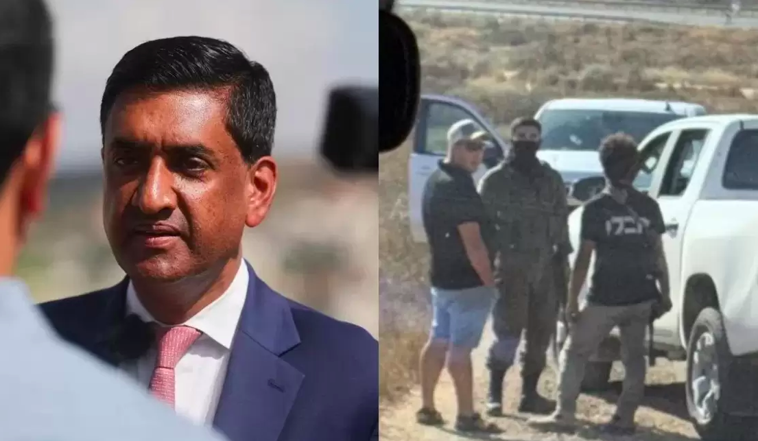 مستوطنون مسلّحون يحتجزون نائبا أمريكيا خلال زيارته إلى الضفة