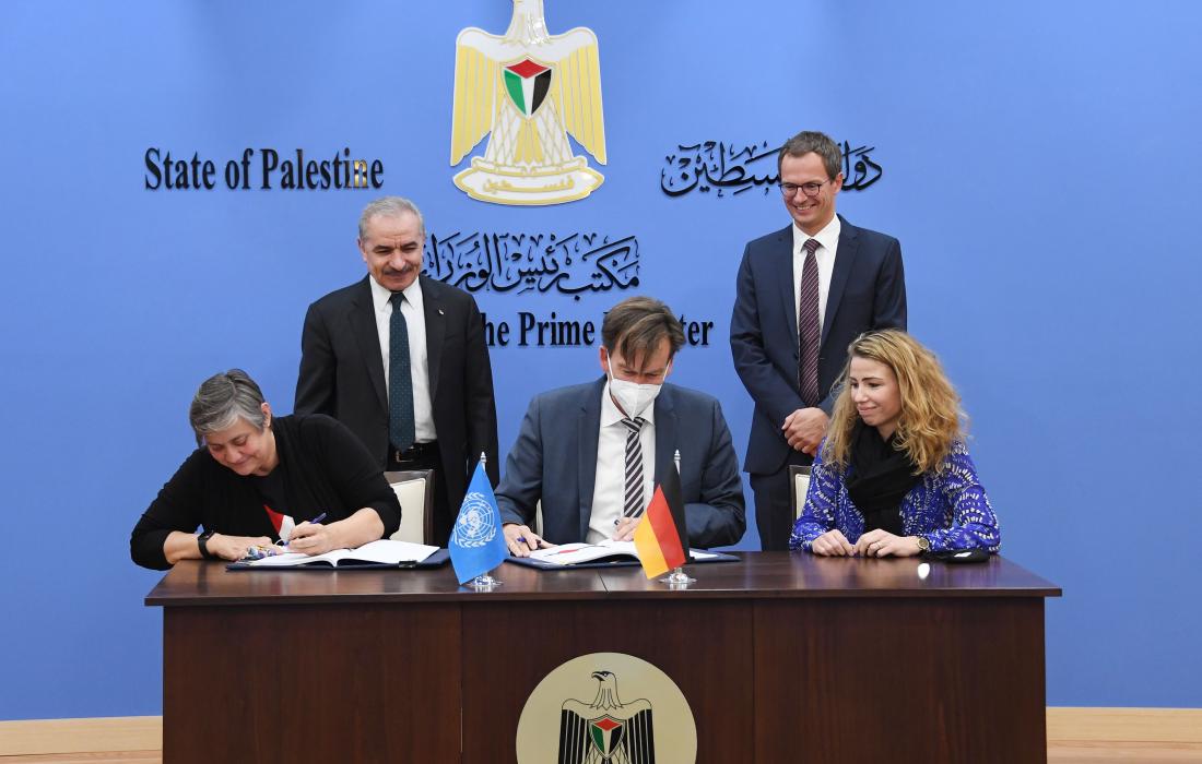 10 ملايين يورو لصالح مشاريع للبنية التحتية في فلسطين