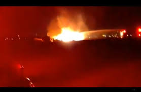 "معاريف": تحطم طائرة عسكرية "إسرائيلية" واشتعال النيران فيها