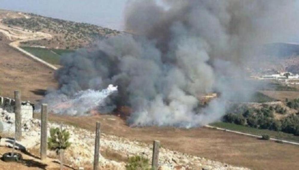 طائرات الاحتلال تقصف مواقع لحزب الله في لبنان