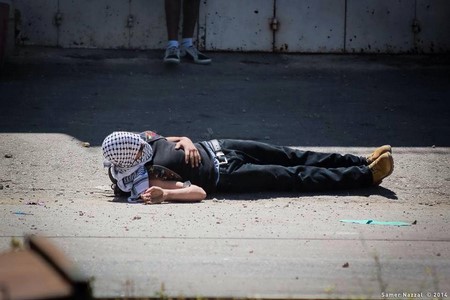 استشهاد شاب قرب رام الله