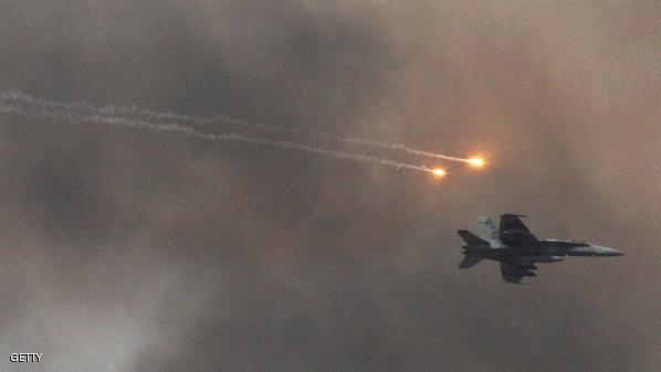 طائرات حربية إسرائيلية تجوب أجواء غزة صورة ارشيفية