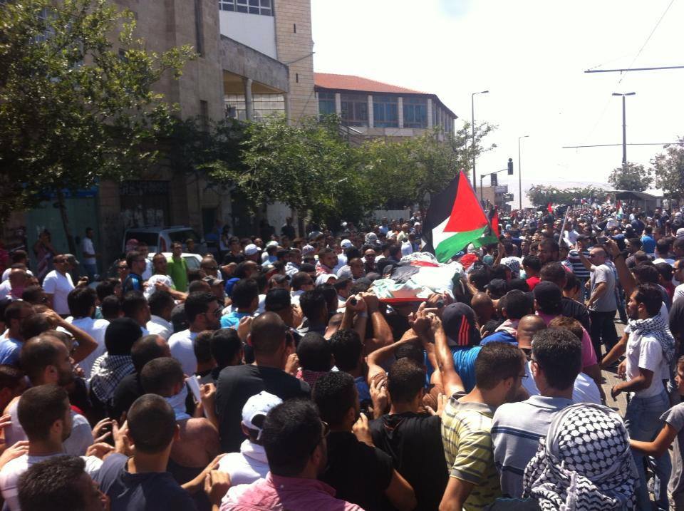 مظاهرة غاضبة في سخنين احتجاجاً على قتل أبوخضير