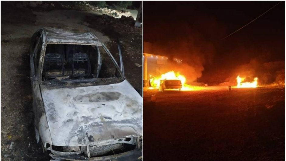 مستوطنون يعربدون في بورين.. اعتداءات على المنازل وإحراق مركبات! (صور وفيديو)