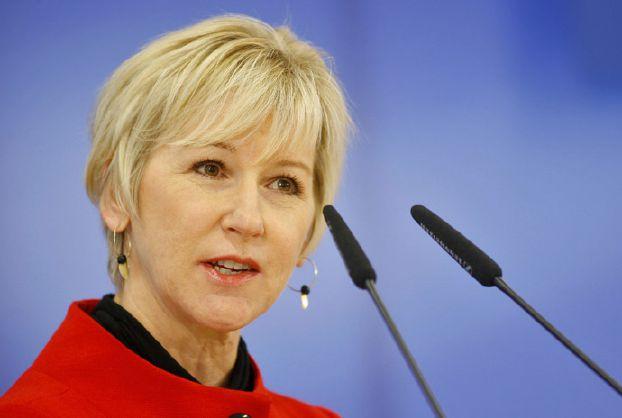 وزيرة الخارجية السويدية: العنف في العالم سببه اليأس الفلسطيني