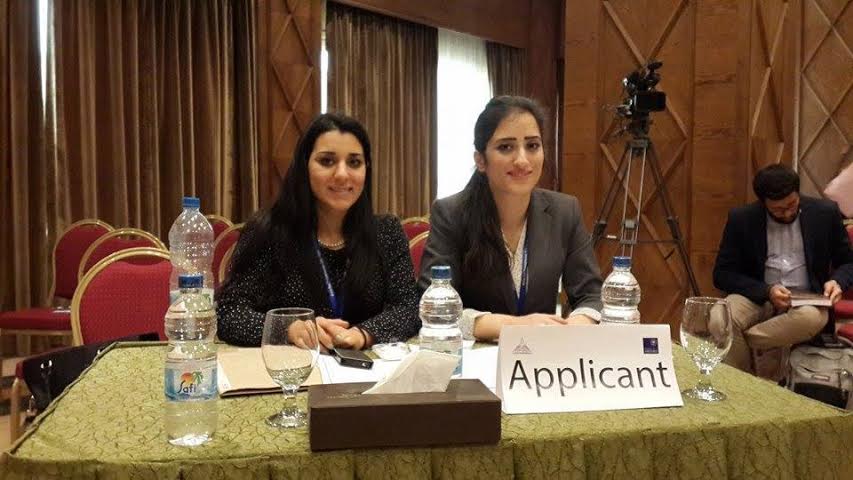 طلبة كلية الحقوق والإدارة العامة في جامعة بيرزيت