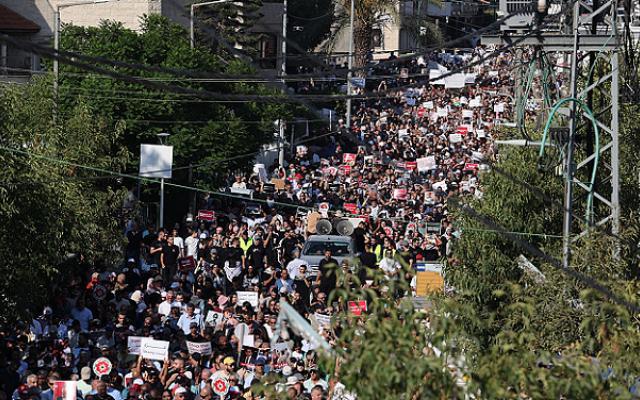 تنديدا بالتجويع والحرب في غزة: عشرات الآلاف بمظاهرة قطرية بسخنين ووقفات في عدة بلدات