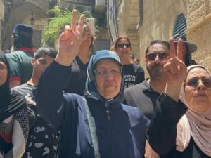 وقفة في القدس رفضاً لقرار الاحتلال إخلاء عائلة صب لبن من منزلها  