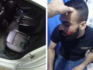 إصابة شاب في هجوم للمستوطنين على مركبات المواطنين غرب رام الله