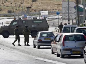 إطلاق نار باتجاه مركبة شرطة للاحتلال قرب نابلس