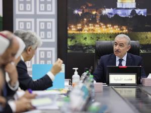 جلسة الحكومة.. اشتية: اللجنة الوزارية ستتابع موضوع مخيم نور شمس