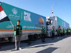 فيديو| فتح معبر رفح لإدخال مستلزمات طبية وأدوية إلى قطاع غزة