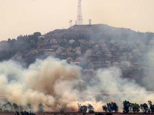 حزب الله يطلق رشقة صاروخية باتجاه الجليل الأعلى