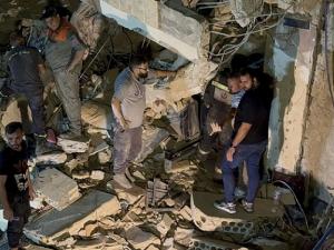 قصف شقّة سكنية في عدوان بقلب بيروت للمرّة الأولى منذ بدء الحرب