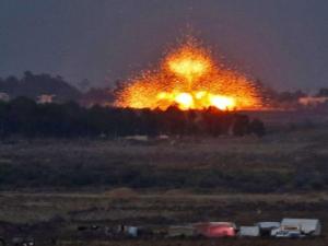 عدوان إسرائيلي بالصواريخ على محيط القنيطرة بسورية