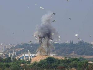 طائرات الاحتلال تستهدف نقطة رصد للمقاومة شرق مدينة غزة