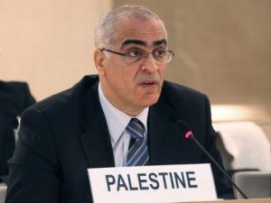 مندوب فلسطين لدى مجلس حقوق الإنسان في جنيف إبراهيم خريشة